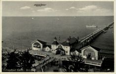 Ostseebad Sellin - Brücke mit Flugzeug