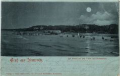 Gruss aus Zinnowitz gelaufen in Lassan Pommern