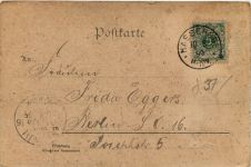 Gruss von der Steinernen Renne bei Wernigerode