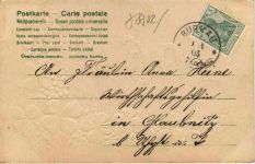 Neujahr Jahreszahl 1905 - Prägekarte