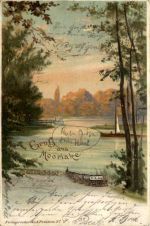 Gruss aus Moorlake - Litho