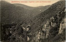Bad Blankenburg, Ingofelsen u. Blick auf Waidmannsheil