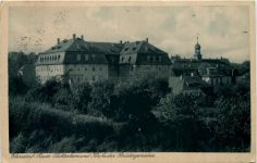 Ebersdorf-Reuss, Töchterheim und Kirche der Brüdergemeine