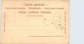 Souvenir de la Suisse - St. Gallen - Litho Carl Künzli
