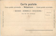 Souvenir du Lac Leman Chillon - Litho