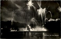 Schaffhausen - Feuerwerk über dem Rheinfall