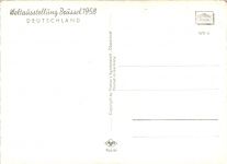 Bruxelles - Weltausstellung 1958 Deutschland