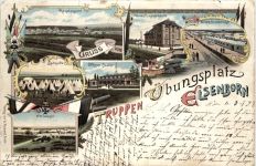 Gruss vom Truppenübungsplatz Elsenborn - Litho