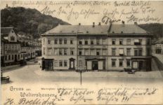 Gruss aus Waltershausen - Marktplatz