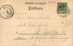 Gruss aus der Hohwaldschänke bei Neustadt - Litho