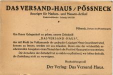 Poessneck - Versand Haus