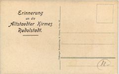 Rudolstadt - Erinnerung an die Altstaedter Kirmes - Tracht Thüringen