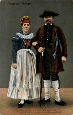 Rudolstadt - Erinnerung an die Altstaedter Kirmes - Tracht Thüringen