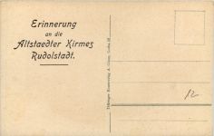 Rudolstadt - Erinnerung an die Altstaedter Kirmes - Tracht Thüringen