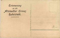 Rudolstadt - Erinnerung an die Altstaedter Kirmes - Tracht Thüringen