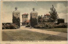 Kansas City - Shelter and Gate at Swope Park