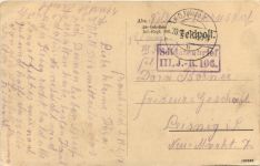 Irles am Ancre - Feldpost 3. Inf. Regiment 106