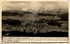 Weiler i. Allgäu mit Hochgrat und Rindalphorn