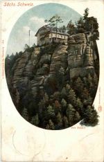 Sächs. Schweiz, Der Brand bei Hohnstein