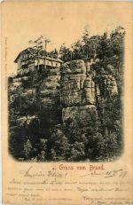 Sächs. Schweiz, Der Brand bei Hohnstein