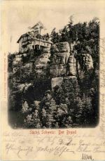 Sächs. Schweiz, Der Brand bei Hohnstein,