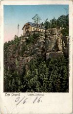 Sächs. Schweiz, Der Brand bei Hohnstein,