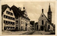 Rottenburg a. N., Rathaus u. Domkirche