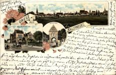Gruss aus Salzwedel - Litho