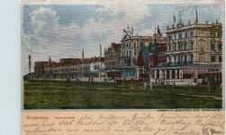 Norderney - Kaiserstrasse - Seidenkarte