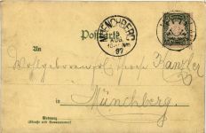 Gruss aus Harsdorf bei Bayreuth - Litho