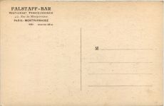 Paris-Montparnasse - Falstaff Bar