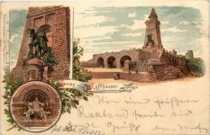 Gruss vom Kyffhäuser - Litho