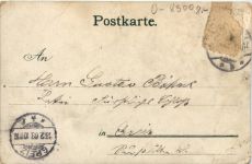 Stadt Pirna und Sonnenstein - Litho