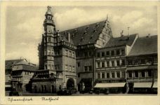 Schweinfurt - Rathaus - Feldpost Arbeitskommando