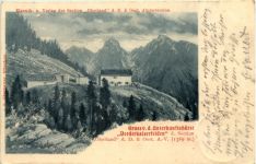 Gruss von der Unterkunftshütte Vorderkaiserfelden