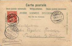 Gruss vom Försterhaus Adlisberg - Litho