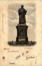 Gruss aus Eisleben - Lutherdenkmal