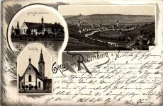 Gruss aus Rottenburg - Litho 1896