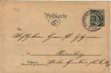 Gruss aus Rottenburg - Litho 1896