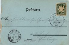 Gruss aus dem Mainthal - Litho