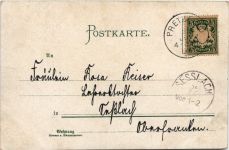 Gruss aus Schloss Banz - Litho