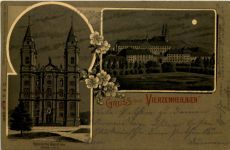 Gruss aus Vierzehnheiligen - Litho