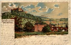 Kulmbach - Gruss aus dem Mainthal - Litho