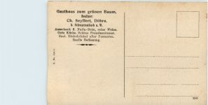 Döbra bei Schwarzenbach - Gasthaus zum grünen Baum - Bier