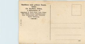 Döbra bei Schwarzenbach - Gasthaus zum grünen Baum - Bier