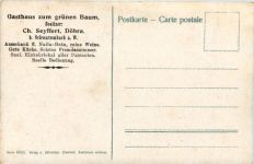 Döbra bei Schwarzenbach - Gasthaus zum grünen Baum - Bier