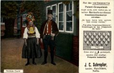 Vierländer Tracht - Werbung Schrepfer Naila
