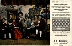 Egerländer Tracht - Werbung Schrepfer Naila