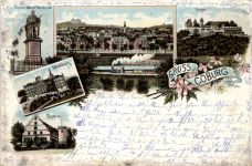 Gruss aus Coburg - Litho