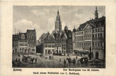 Coburg - Marktplatz vor 60 Jahren